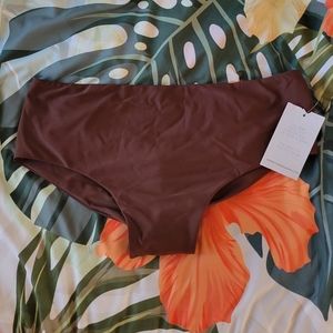 NWT Fused Hawaii Chocolate Kona Bikini Bottom - L